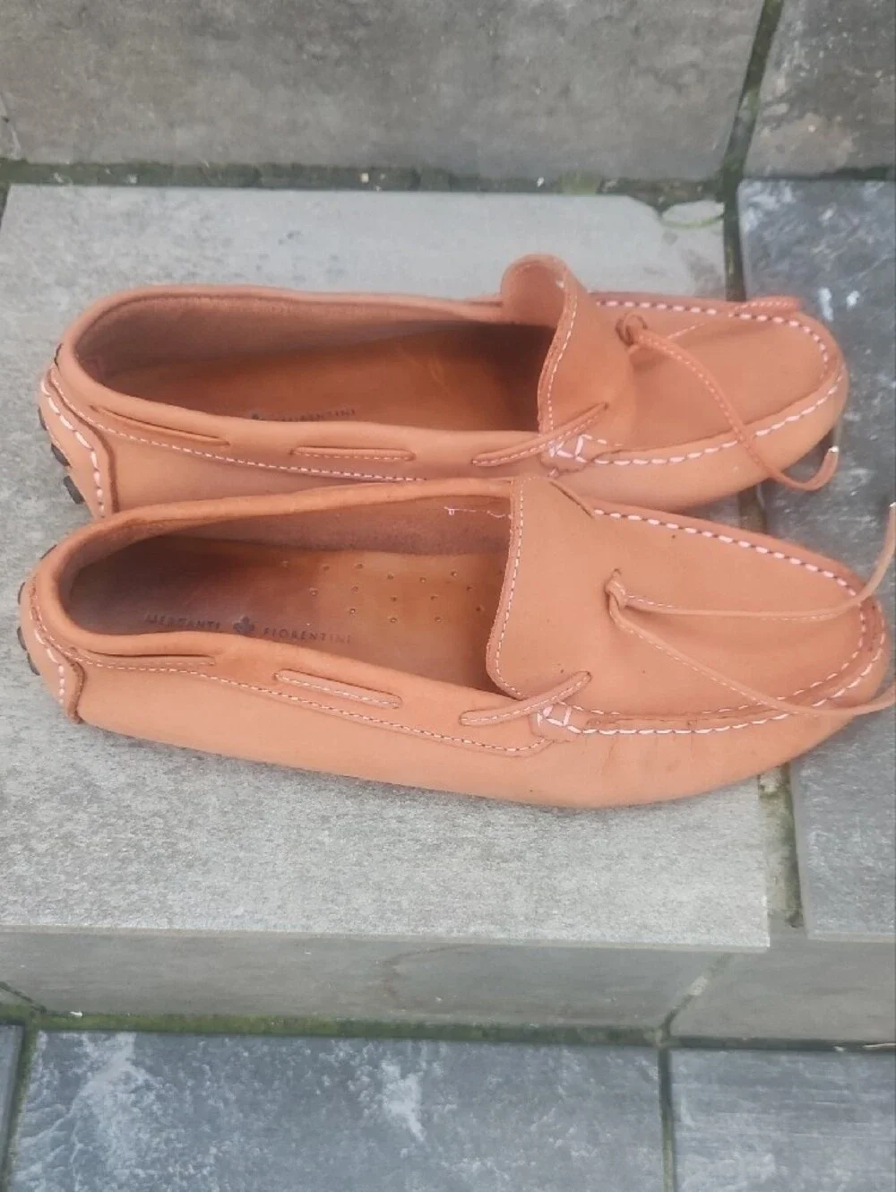 Mercanti Fiorentini Tan Leather Boat Shoes